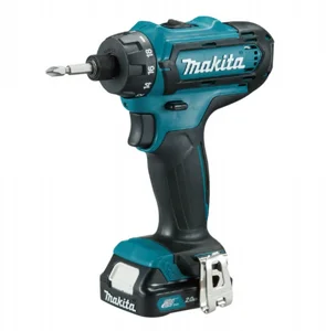 מברגה/מקדחה נטענת + 2 סוללות Makita DF033DWYE 12V 1.5Ah Makita מקיטה מברגה/מקדחה נטענת + 2 סוללות Makita DF033DWYE 12V 1.5Ah Makita מקיטה