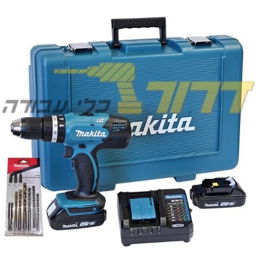 ����� ����� ����� + 2 ������ 18V 1.5AH + ���� + �� 10 ������ ������ DHP453Y001 Makita �����